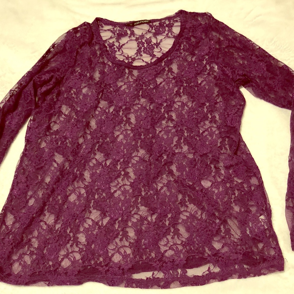Maurice’s purple lace top
